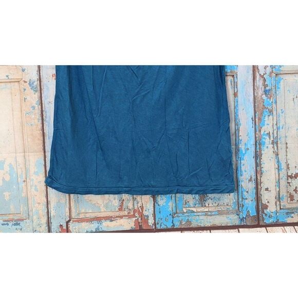 Lamade Womens Size Large Blue Sleeveless Round Neck Tank Top Stretch Modal - Picture 3 of 6